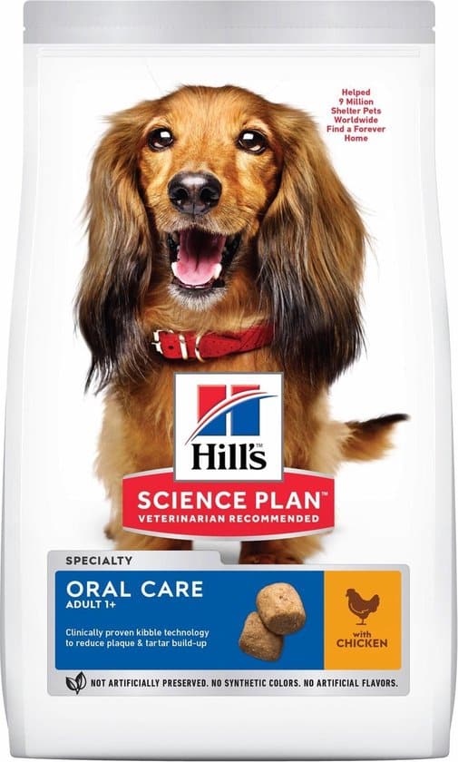 Hill's Canine Adult Oral Care Medium Kip - Hondenvoer