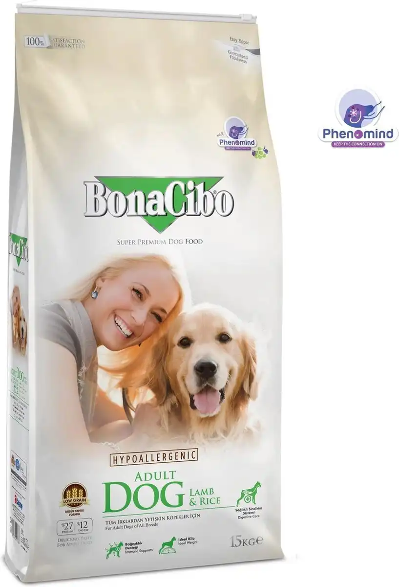 Bonacibo Dog Lam & Rijst - Hypoallergeen Hondenvoer