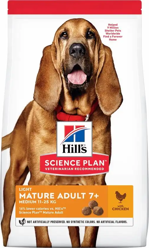Hill's Science Plan Canine Hondenvoer Mature Adult Light