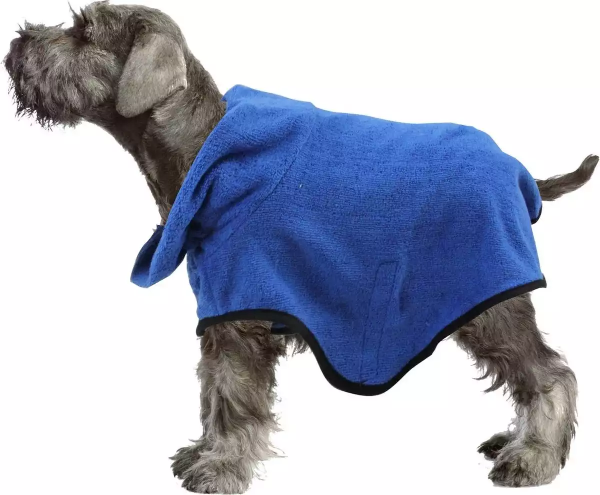 Pawise Badjas Blauw Hond - Dierenkleding